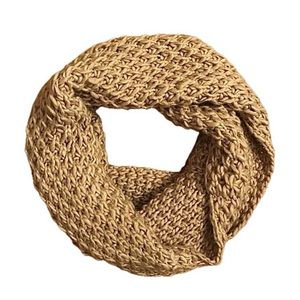 Old Navy Tan Knit Infinity Scarf